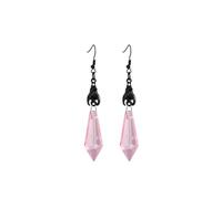 Gothic Dark Bat Dangle Earrings Red Black Crystal Gems Bat Earrings Punk Rock Style Bats Animal Earrings Halloween Costumes Earrings Jewelry for Women, L, Copper, copper