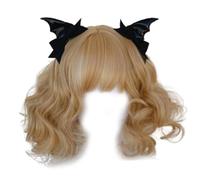 Gothic Dark Hair Clip Girls Barrettes Black Hairstyles Devil Wing Bow Bat Versatile