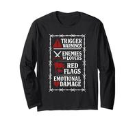 Gothic Dark Romance Bookish Fantasy Literature Long Sleeve T-Shirt