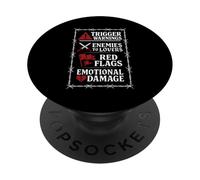 Gothic Dark Romance Bookish Fantasy Literature PopSockets Adhesive PopGrip