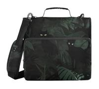 Gothic Darkness Black Cats Jungle 1.5 Inch 3 Rings Zip Up Binder with Handle Multi-Pocket Document Organizer Bag Suitable for Middle School