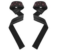 Gothic Darkness Red Chain Hearts Lifting Wrist Strap 26" Neoprene Padded Working Out Gym Accessories for Weightlifting, Bodybuilding, Strength Training