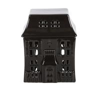 Gothic Decor Oil Burner - Haunted House Tealight Holder for Spooky Style Home Decor and Eerie Shadows Oil Warmer - Create a Bewitching Atmosphere with this Candle Holder