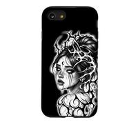 Gothic Demon Girl Moon Spooky Dark Fantasy Woman Pretty Case for iPhone SE (2020) / 7/8