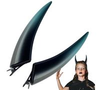 Gothic Devil Horns, Halloween Cosplay Costume Headwear Accessories, Women Demon Vampire Headpiece, Halloween Hair Clips, Funny Devil Horns for Women, Men, Party
