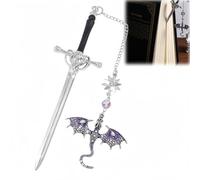 Gothic Dragon Book Marker,Premium Me/tal Bookmarks for Book Lovers,Fantasy Bookmark for Readers,Easy and Wide Application,Light in Weight to Carry,Durable Materials,Portable Without Breaking
