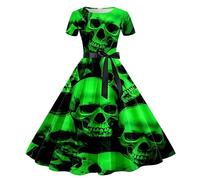 Gothic Dress Medieval Festival Fancy For Women Horror Costume Ladies Dresses Plus Size Halloween Victorian Short Evening Party Prom