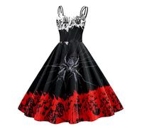 Gothic Dress Medieval Halloween Party Witch With Hooded Cape Lace Velvet Costumes Dresses Zombie Bride Role Play Teens/Women