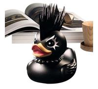 Gothic Duck Decor - Resin Devil Duck Figurine, Spooky Duck Statue Sculpture | Collectible Devil Duck Ducky Ornament, Funny Gothic Ducky Bill Toy, Dark Art Duck Model, Whimsical Figurine for Desk