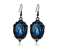 Gothic Earrings for Women Halloween Gothic Jewelry Accessories Halloween Costumes Woman 2025 Dress Jewelry Gifts, Metal, No Gemstone