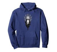 Gothic Eldritch Sovereign Spider Web Art Pullover Hoodie