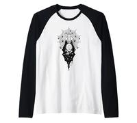 Gothic Eldritch Sovereign Spider Web Art Raglan Baseball Tee