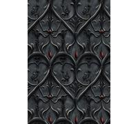 Gothic Elegance Journal - Dark Aesthetic Lined Notebook (200 pages) Hardcover
