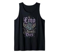 Gothic Emo Heart Thorn Moon Dark Romance Tank Top
