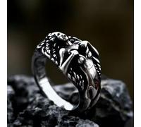 Gothic Empty Heart Soul Venus Ring Stainless Steel Men's Women's Biker Punk Ring-13