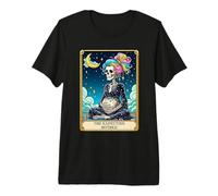Gothic Expectant Mother Floral Mom to Be Tarot Art Premium T-Shirt