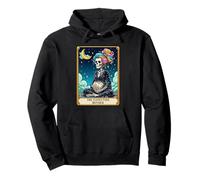Gothic Expectant Mother Floral Mom to Be Tarot Art Pullover Hoodie