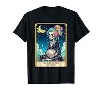 Gothic Expectant Mother Floral Mom to Be Tarot Art T-Shirt