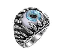 Gothic Eye Ring | Ergonomic Finger Jewelry Accessories Eyeball Decoration, Women Men Ring Gothic Statement for Adult Friends Special Occasions, Se référer au descriptif, Alloy, Refer to description