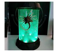Gothic Facehugger Jar, Horrible Facehugger Chamber LED Water Tank, Cool Alien Xenomorph Water Tank for Home Decor Scary Unique Extraterrestrial Charm Popular Movie Memorabilia