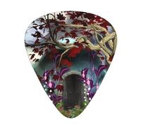 Gothic Fairy Garden Guitar Plectrums 12 Pieces For Ukulele Bass Instrument Accessories