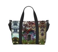 Gothic Fairy Garden Handheld Crossbody Travel Bag Single Shoulder Handbag Sports and Fitness Bag Travel Luggage Bag