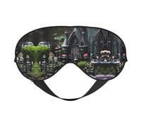 Gothic Fairy Garden01 Eye Mask for Sleeping, Sleeping Mask Blocking Out Light Perfectly for Women and Men, Soft and Comfortable Blindfold for Travelling