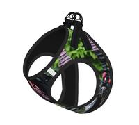 Gothic Fairy Garden03 Print Dog Harness Adjustable Walk Puppy Harnesses Leash Clips Pet Harnesses Training Pet Vest