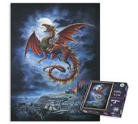 Gothic Fantasy Jigsaw Puzzles For Adults - The Whitby Wyrm - Mystical 1000 Piece Jigsaw Puzzle - Magical Artwork Puzzle - Made In Britain