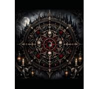 Gothic Fantasy Style Mandalas: 120 Intricate Dark Designs: Cursed Cathedrals, Abyssal Shrines, and Haunted Cemeteries for Advanced Adult Colorists