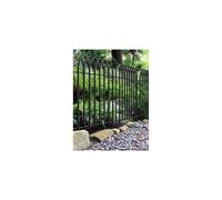 Gothic Fence Section Black 92x121cm