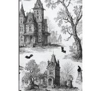 Gothic Five Year Planner, 2023-2027: Two Pages Per Month, with Holidays, Goals, Passwords, Contact Numbers, Journal Paper, Spooky Illustrations