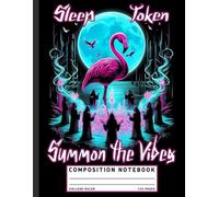 Gothic Flamingo Composition Notebook: Ritual Sleep Token Design with Moon Aesthetic Vibes, Dark Themed Journal for Alternative Teens and Fans of Mystical Art