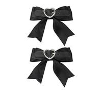 Gothic Flat Clips Hairpin Large Barrette Headdress Bunches Accessories Elegant Bowknot Headdress Hair Clips For Women Barrettes
