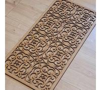 gothic flourish trellis grate Pattern Screen Radiator Cabinet wall Decorative Screening-grille- Perforated MDF panel (1200x600mm) 0157 (6mm thick MDF)