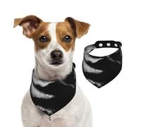 Gothic Flower Pattern,Pet Bib Scarf Cats Dog Bandana Dogs Towel Bib Adjustable Pet Scarf,M