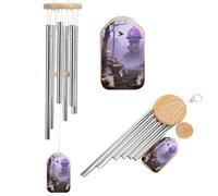 Gothic Fog Forest Wind Chimes for Outside Memorial Tuned Outdoor Windchimes Large Garden Decor Wind Chime with Melodious Sound for Mom Dad Grandma Home Garden Patio Decor