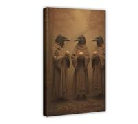 Gothic Forest Blackbird Prophet Art Poster Canvas Poster Wall Art Decor Print Picture Paintings for Living Room Bedroom Decoration 20x30inch(50x75cm)