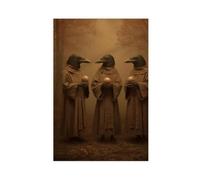 Gothic Forest Blackbird Prophet Art Poster Canvas Poster Wall Art Decor Print Picture Paintings for Living Room Bedroom Decoration 24x36inch(60x90cm)