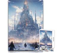 Gothic Frost Citadel Jigsaw Puzzles1000 Pieces Educational Mental Focus Game Heartwarming Special Present Idea Size 38x52cm