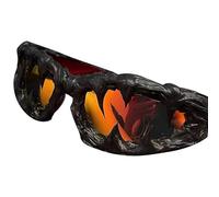 Gothic Glasses | Halloween Eyeglasses,UV400 Protection Cool Dark Style Eyewear for Women Men Christmas Holiday Party Beach Concert Disco