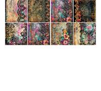 Gothic Grunge Rice Papers, 30 x 30cm - Decoupage Paper Design for Furniture, Mixed Media, Cards & Crafts, Decoupage by CRAFT KREATIVELY
