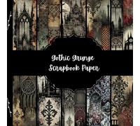Gothic Grunge Scrapbook Paper, Halloween Junk Journal Paper, Victorian Decorative Paper, DIY Projects, Origami, Collage Sheets, Decouapage Paper, 10 Designs, Double Sided