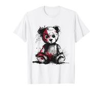 Gothic Grunge Teddy: Creepy Cute Graffiti Bear T-Shirt