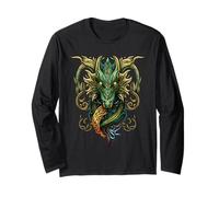 Gothic Guardian Mystic Dragon Long Sleeve T-Shirt