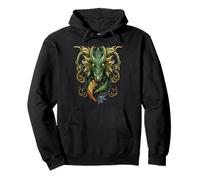 Gothic Guardian Mystic Dragon Pullover Hoodie