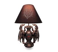 Gothic Guardians of Light Medieval Dragons Table Lamp