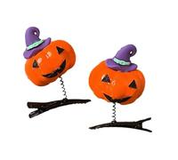 Gothic Hair Clip Halloween Pumpkin Hairpin Duckbill Clip Festival Hair Barrettes