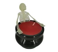 Gothic Halloween Ghost Skeleton Candle, Long Lasting and Aesthetic Luminous Decorations for Different Areas such as Farm, Outdoor, Desk, Table and Indoor