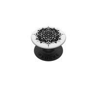 Gothic Halloween Mandala Spider Web PopSockets Adhesive PopGrip